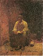 Jonathan Eastman Johnson The Lord is my Shepard Sweden oil painting artist
